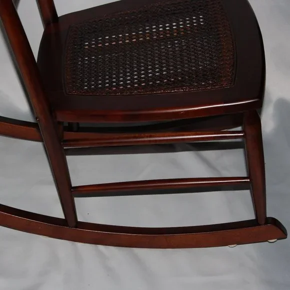 Vintage Wooden Rocking Chair - Picture 5 of 9